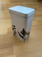 Boîte en métal blanche motif noir (IKEA)