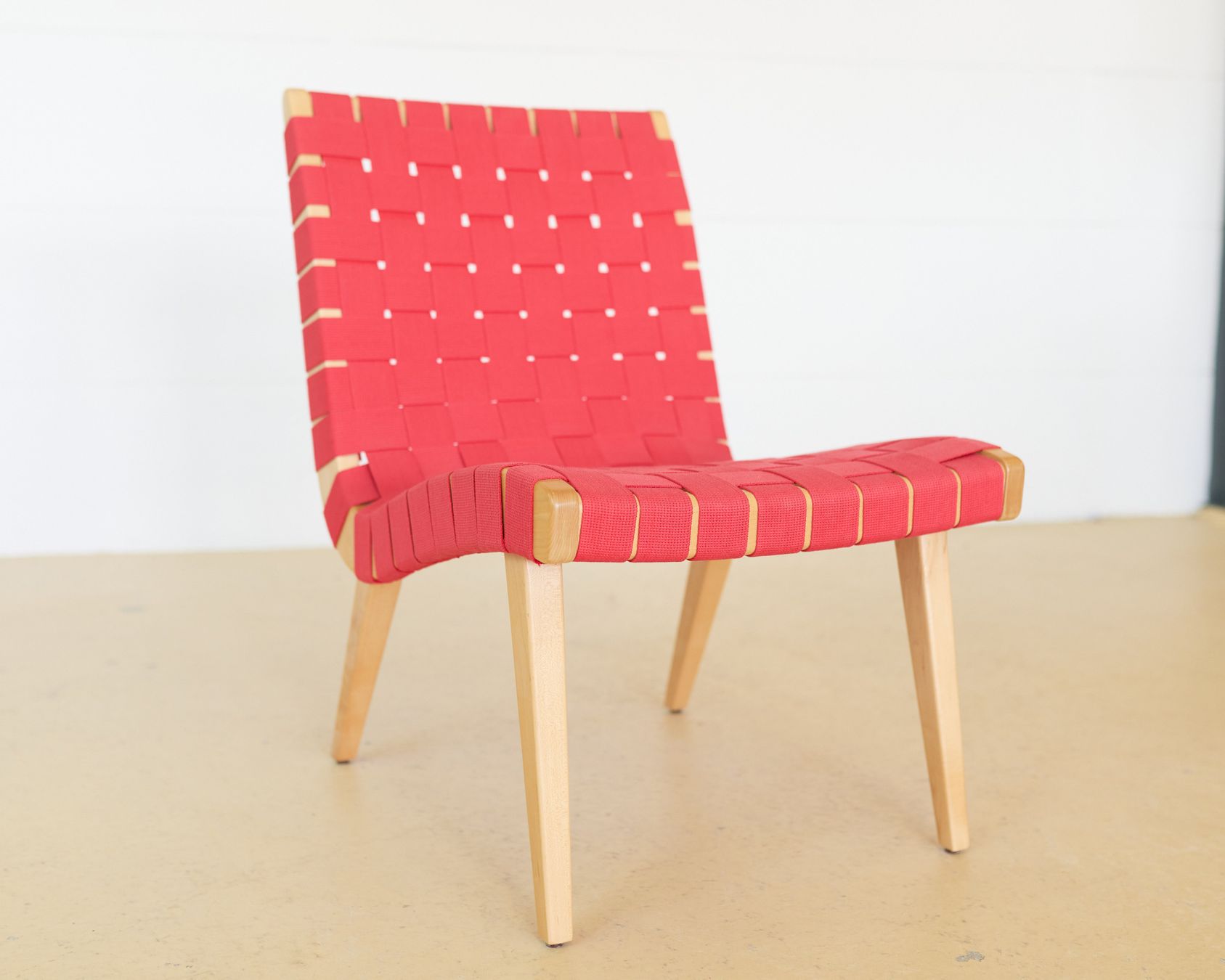 Knoll Sessel: Jens Risom Sessel Modell 654 von Knoll | Rot | – Gebraucht aus Meinisberg von atelier_TILIJA 3