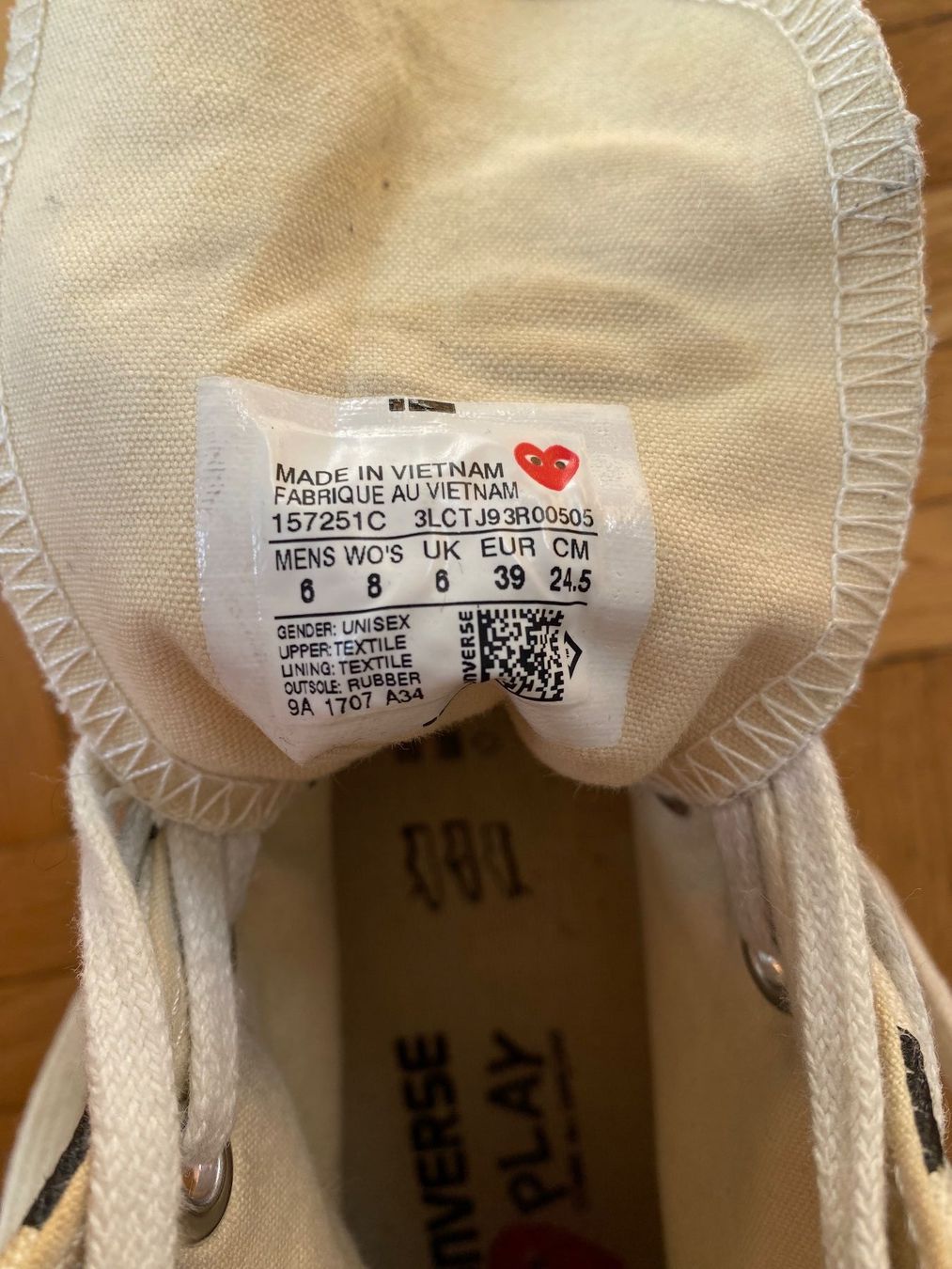 Scarpe da uomo: Comme des Garçons Converse – Usato da Basel venduto da jubajub 3