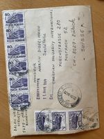 Alte Briefe aus Rumänien nach Zürich, 1994, Top Zustand!