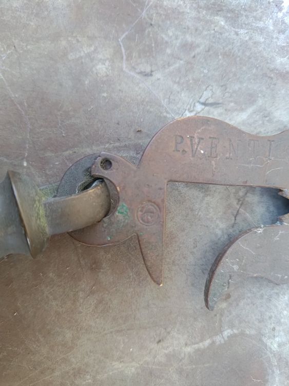 Bilance e pesi: Kupfer Hänger Tableau mit Waagschale und Gewicht - Exklusiv! – Usato da Rüti ZH venduto da Sarah0406 5