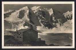 Diavolezzahütte und Piz Palü, Aussenan