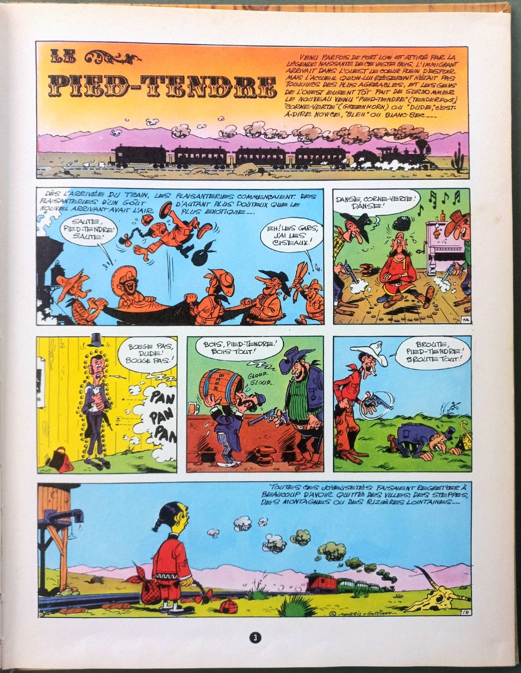 Fumetti: BD Comic - Lucky Luke - Le pied tendre – Usato da Niederuzwil venduto da lubimaja 1