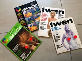 TWEN + BILD DER ZEIT – LIFESTYLE + EROTIK MAGAZINE der 70er