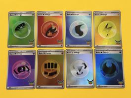 Pokémon Karten Set alle Basic Energy Englisch ab 1.-