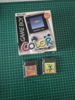 Nintendo Game Boy Color transparent with 2 games CIB 