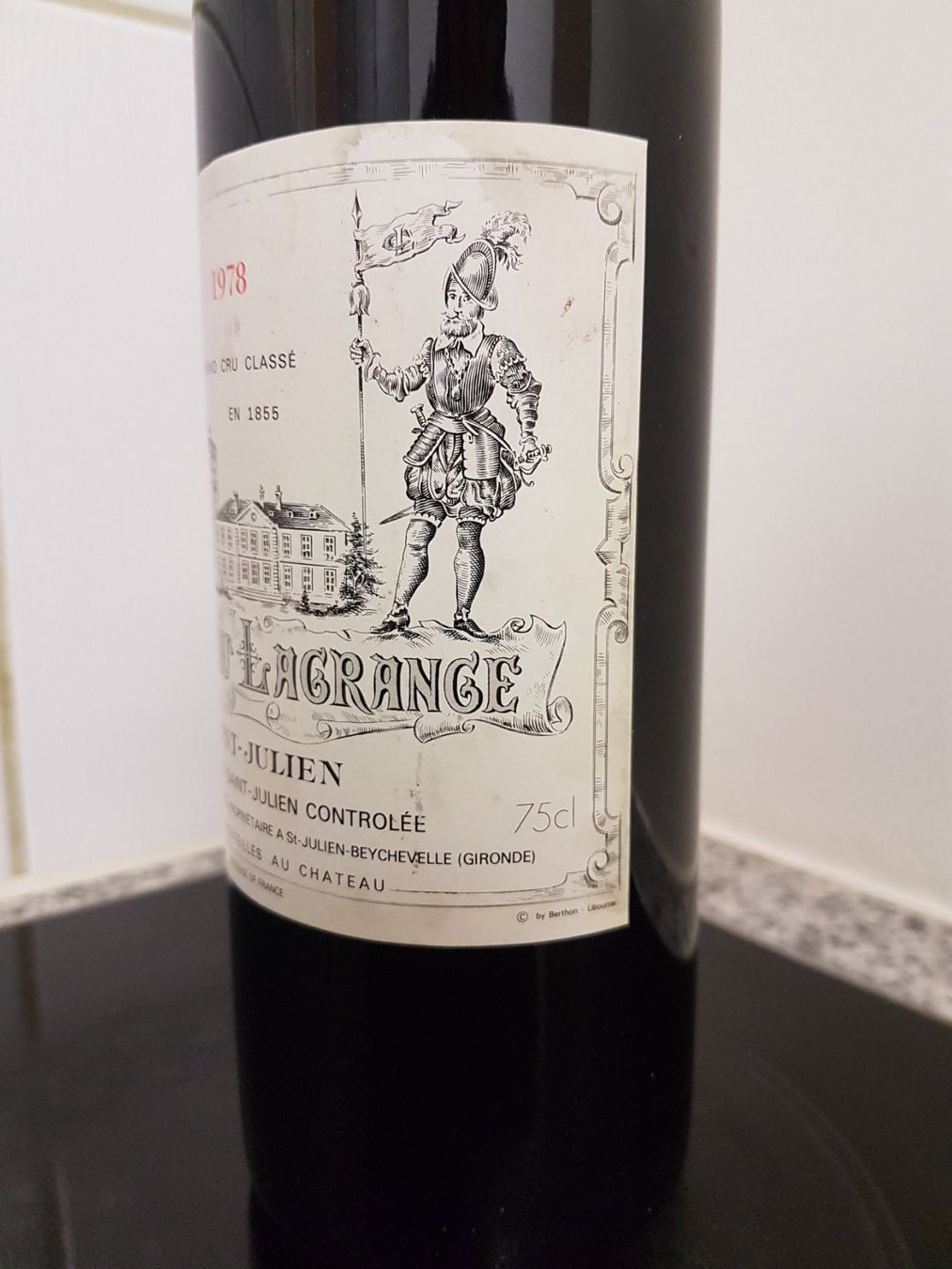Vino: Chateau Lagrange 1978 Grand cru Classé – Nuovo (secondo la descrizione) da Grenchen venduto da poggione 4