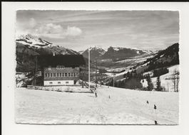AK 1968 Achseten bei Frutigen Ferienheim BÜHL ⛄