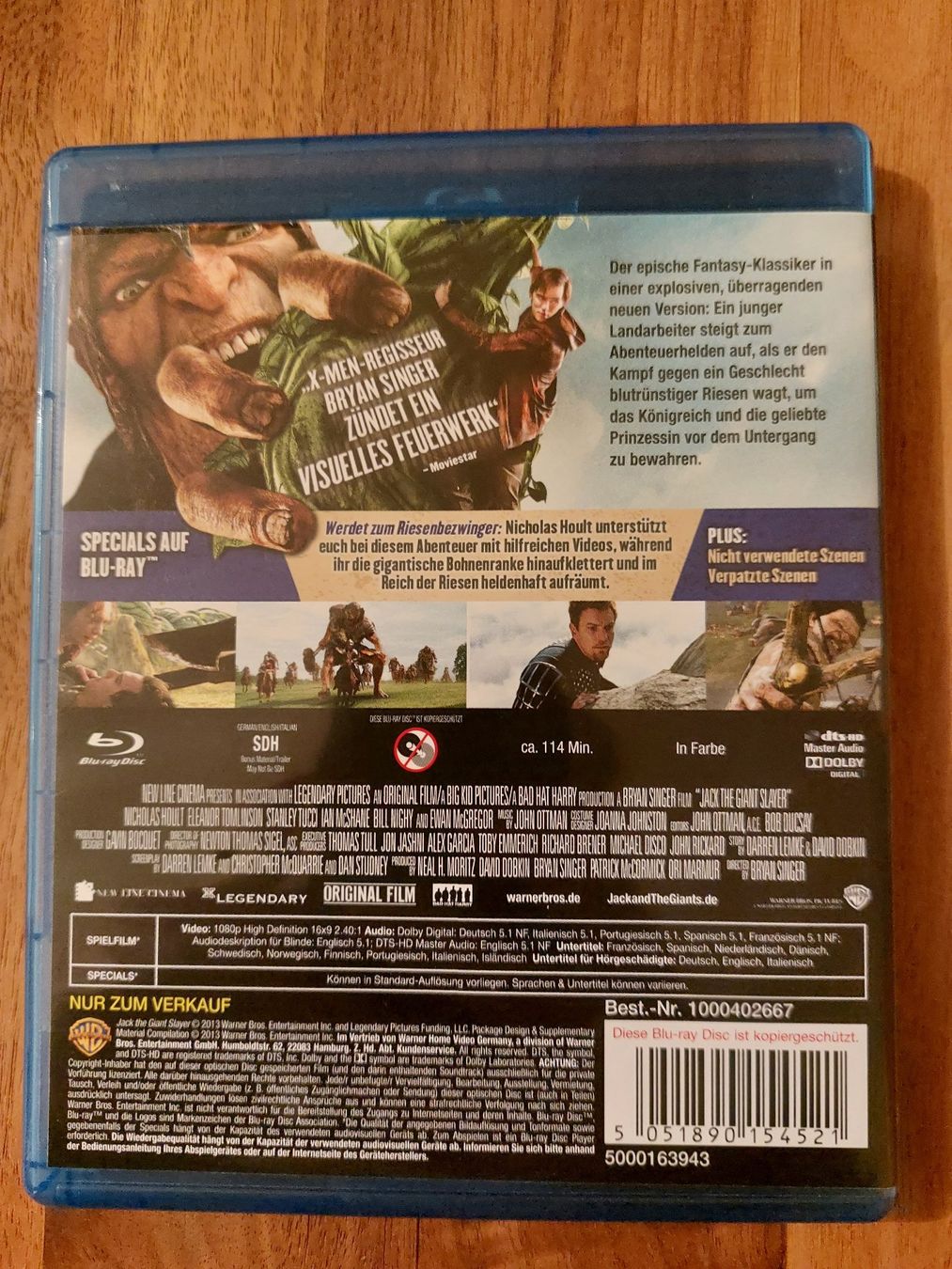 Tutti i DVDs: Blu Ray - Jack and the Giants – Usato da Rheinfelden venduto da FilmAuktion 1