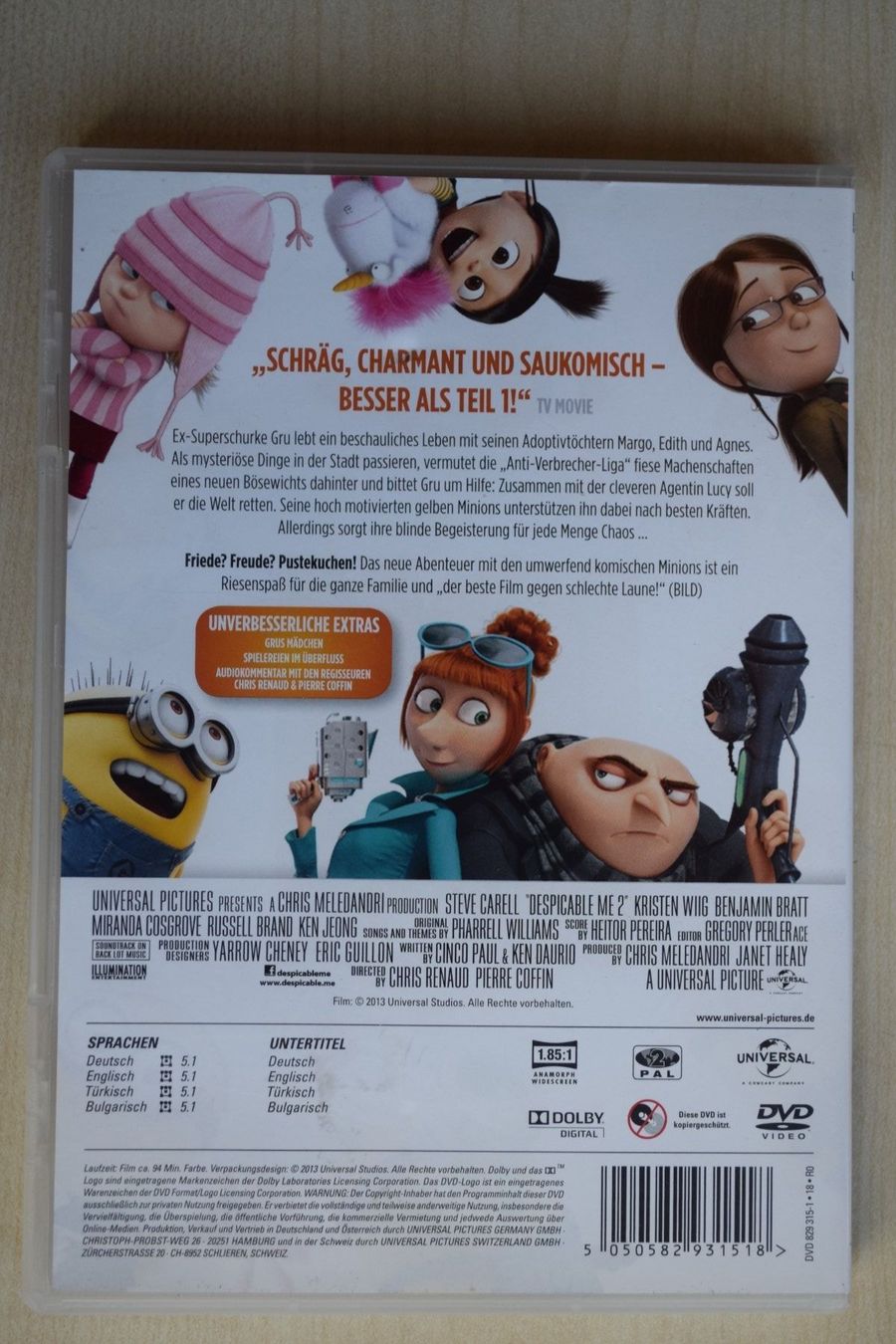 Alle DVDs: ICH EINFACH UNVERBESSERLICH 2 (60) – Gebraucht aus Reutigen von DONDON55 1