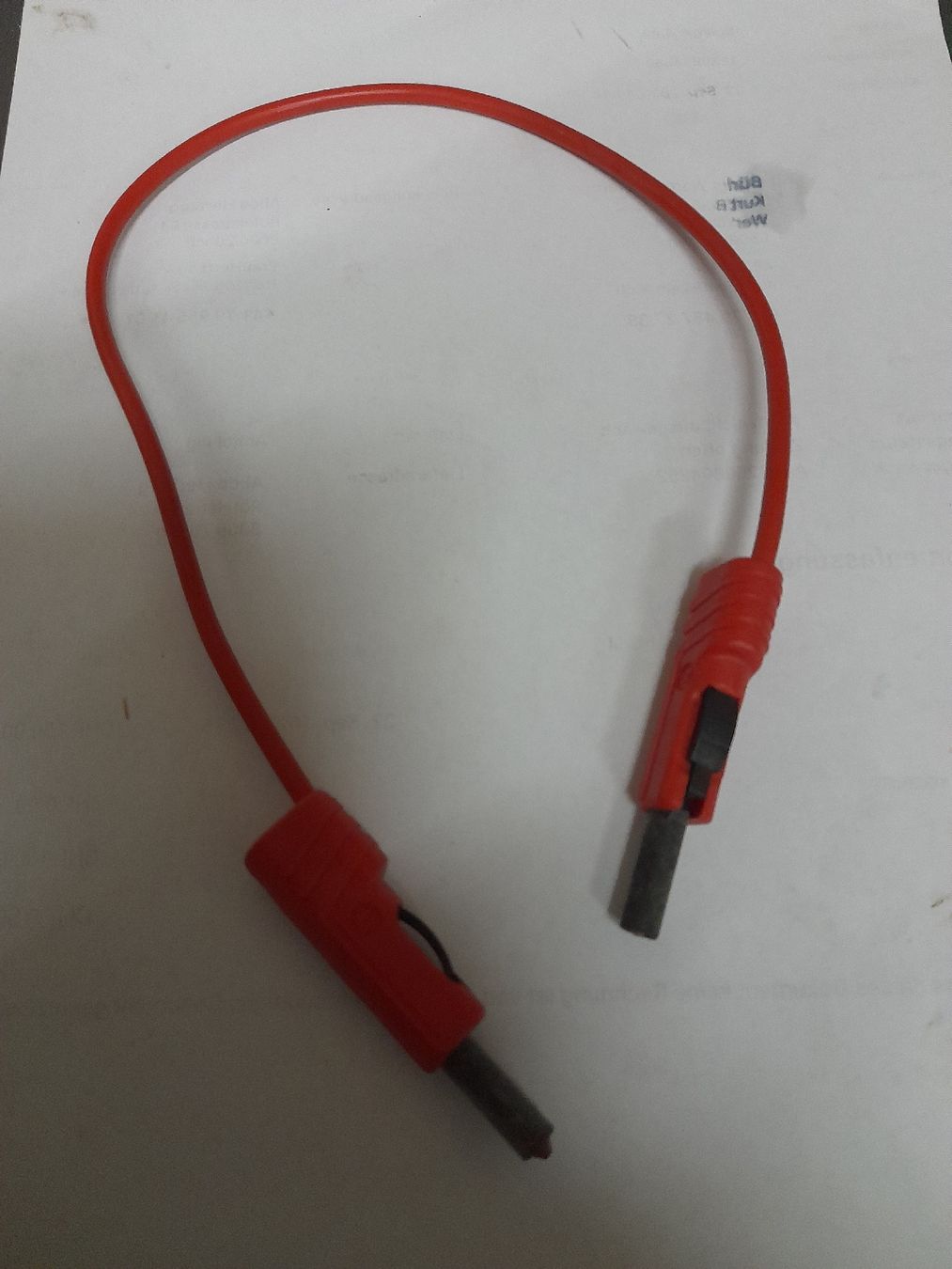 Kabel: Labor Messkabel 50cm Rot – Neu und originalverpackt aus Stetten AG von 48221948