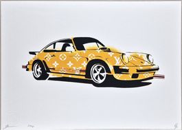 Death NYC Ltd Ed Pop Art Druck " Vuitton Porsche 911