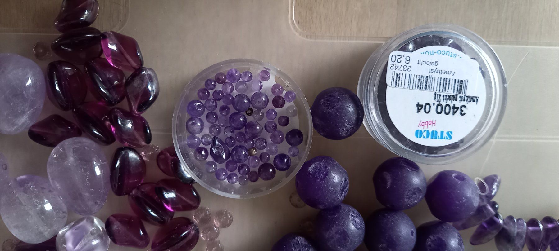 Perle (finte): amethyst schmuckperlen – Nuovo (secondo la descrizione) da Höri venduto da bsc_68fw 2