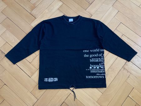 Vintage 90s Esprit Sweatshirt Anti racisme Sz Boxy S