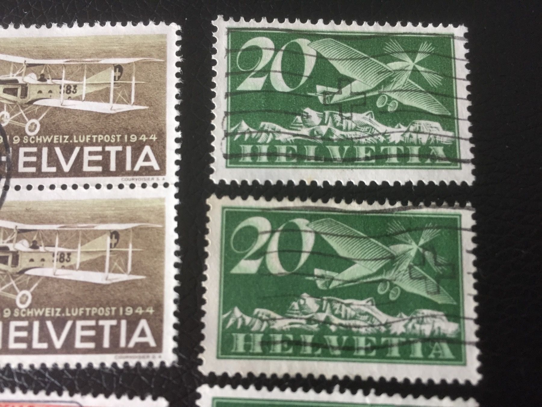 Alle Briefmarken: 9 sehr schön gestempelte Flugpostmarken – Gebraucht aus Rebstein von Soapyy13 2