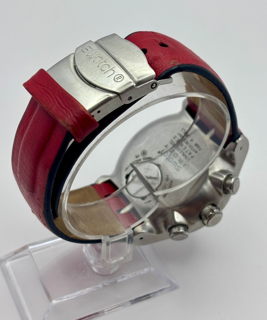 Swatch Orologi: Swatch Irony The Chrono "Red Storming" – Usato da Rorschach venduto da ZeitWerk.10 8