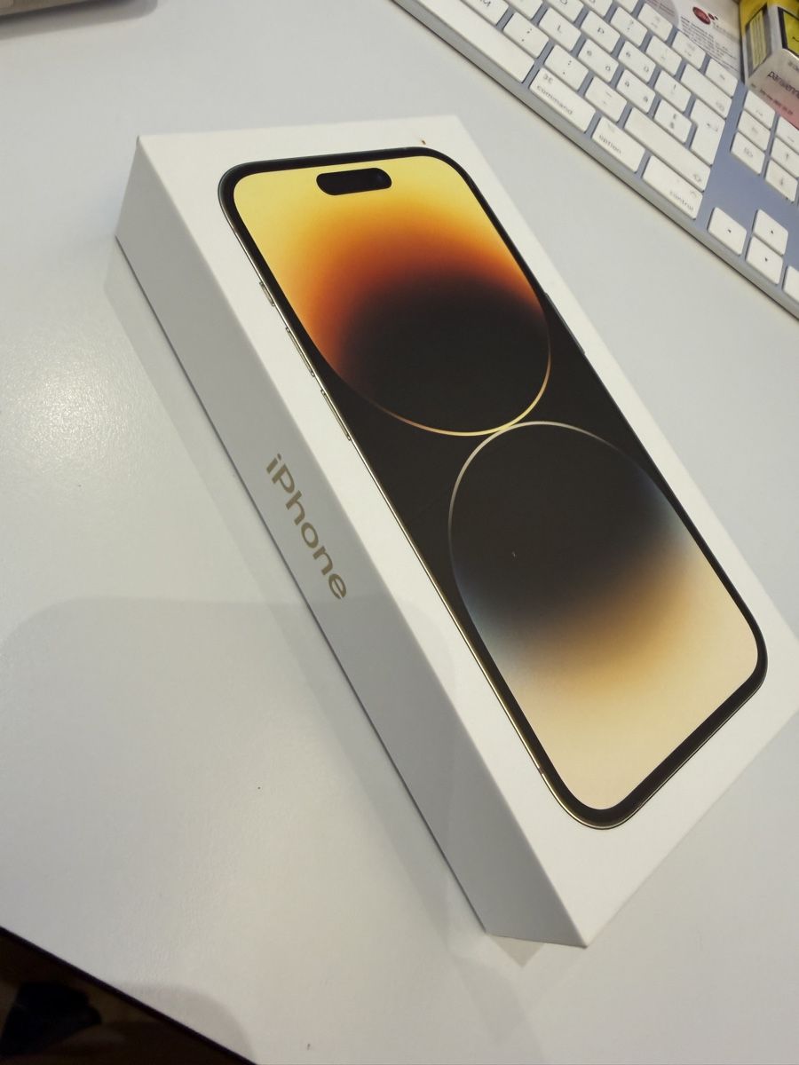 Apple Handys / Smartphones: iPhone 14 Pro Gold mit Schaden / 256Gb – Gebraucht aus Arbon von Herbfo