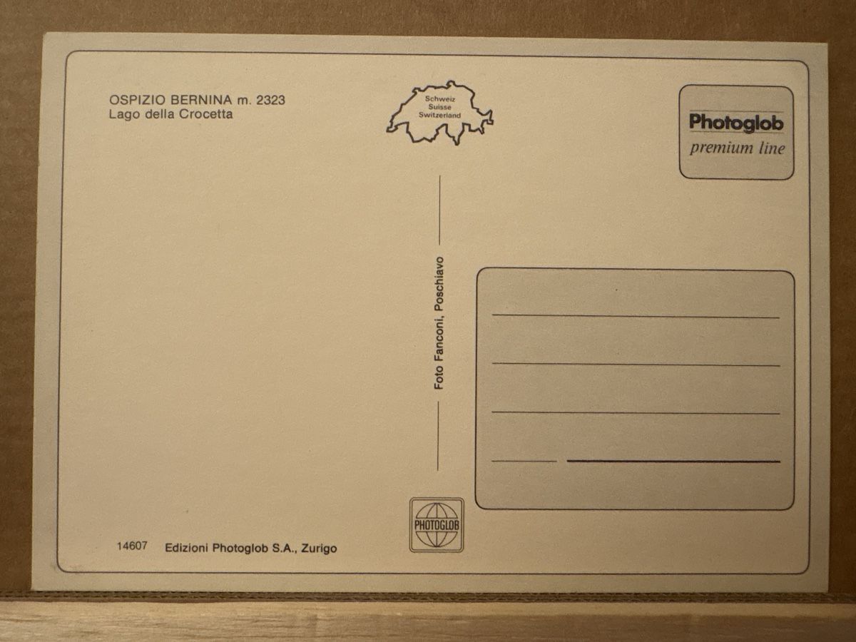 Cartoline postali: Hospiz Bernina – Usato da Rümlang venduto da Kartenpost1 1