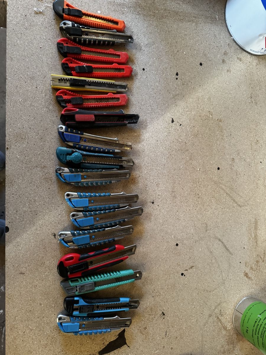 Taschenmesser: Cuttermesser Sortiment Konvolut 15 Stck. Gebraucht – Neu (gemäss Beschreibung) aus Uezwil von sev_2f5k