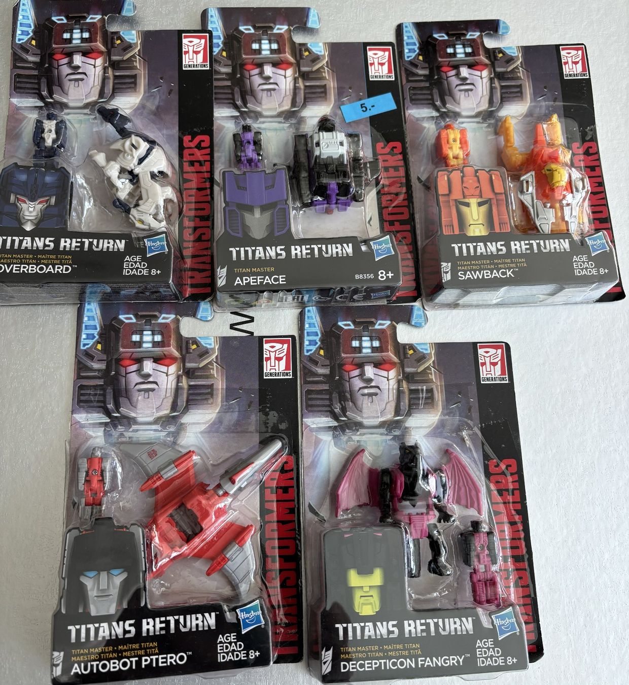 Hasbro Statuette: Transformers Titans Return Titan Masters Bundle (5 Figuren) – Nuovo e nell'imballaggio originale da Founex venduto da spf_b7sg