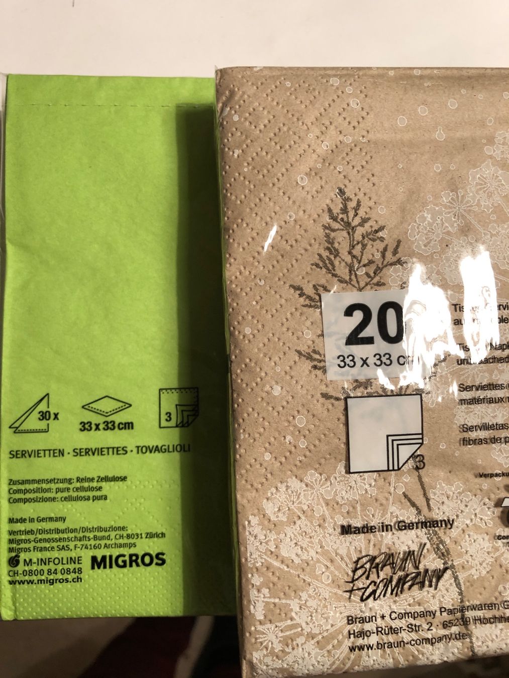 Tovaglioli: Servietten 5 verschiedene Pack – Usato da Arth venduto da Vrecam51 1