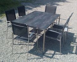 Keramiktisch für Garten und Balkon