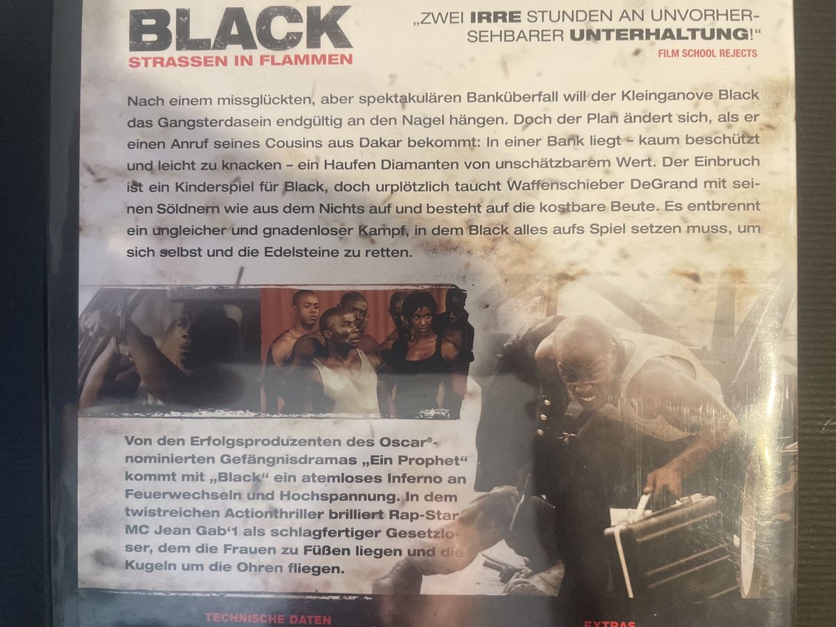 Alle DVDs: Black, Strassen in Flammen – Gebraucht aus Winterthur von machmaschine 2
