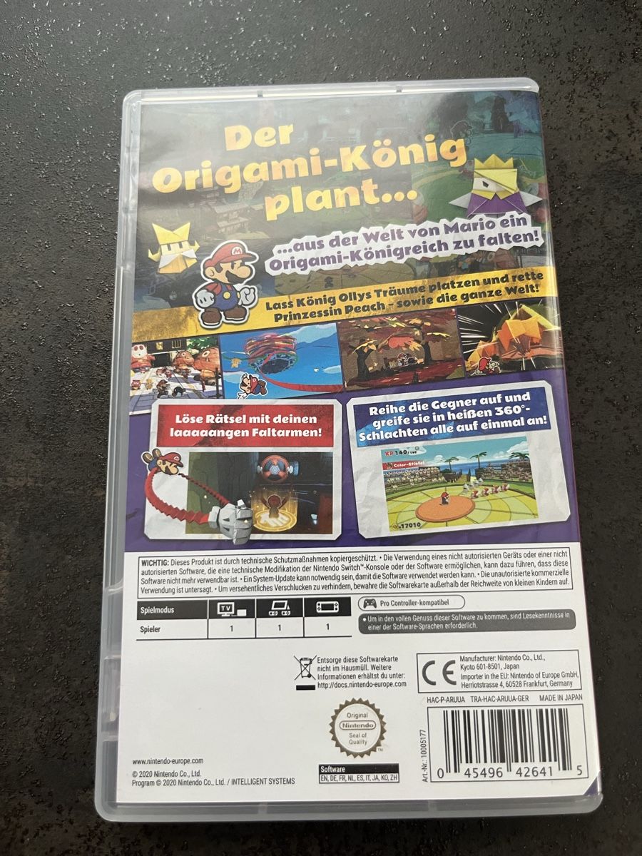 Nintendo Giochi: Nintendo Switch Paper Mario The Origami King – Usato da Lohn-Ammannsegg venduto da Moon777 1