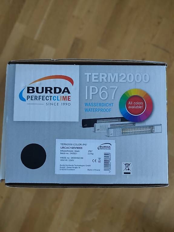 Radiatori: TERM2000 IP67 - Infrarotheizstrahler – Nuovo e nell'imballaggio originale da Chur venduto da rom_5rr6 1