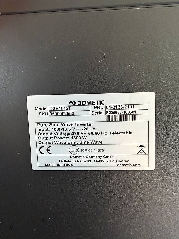 Inverter: Dometic Wechselrichter für Camper – Usato da Eschenbach LU venduto da Glock0 4