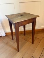 Antiker Holzhocker / Schemel / Tabourettli – Biedermeier