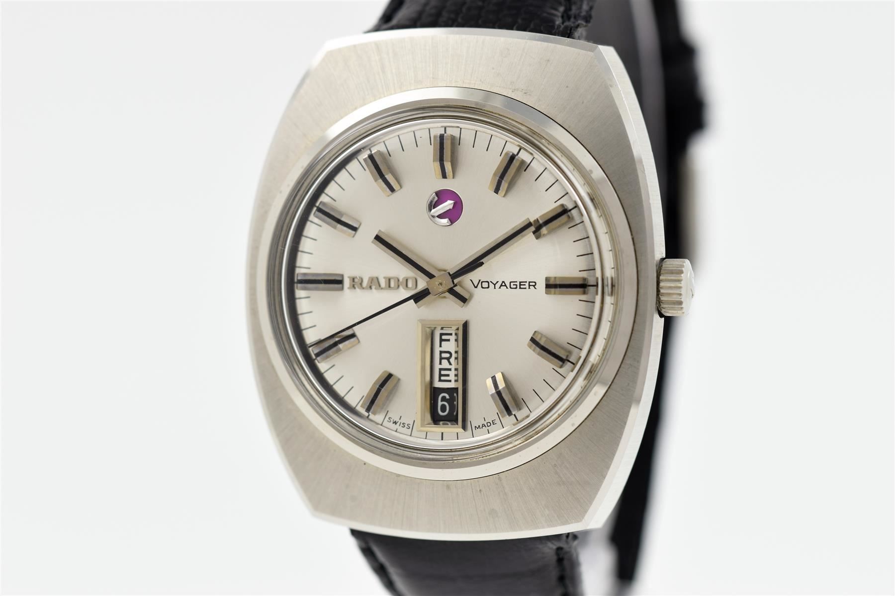Rado Orologi: Rado Voyager Vintage Automatic Day-Date Uhr – Usato da Arni AG venduto da magnetKRAFT