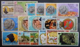 Virgin Islands British Kolonien Lot mit schönen Werten V