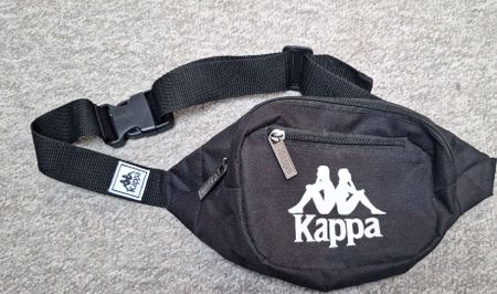 Sac Banane Kappa Noir - Idéal pour l'été et les Festivals