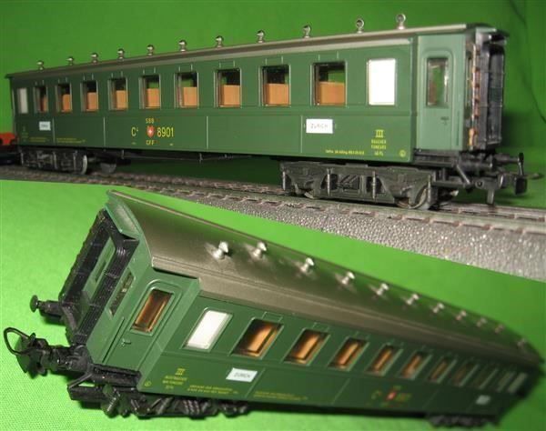 Modellini di ferrovie: SBB Personenwagen Dampfzeit 8901 pmk*** – Usato da Winterthur venduto da Ricardo211 1