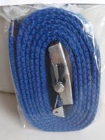 Stoffgürtel Blau Unisex 130cm Hochwertige Metallschnalle Neu