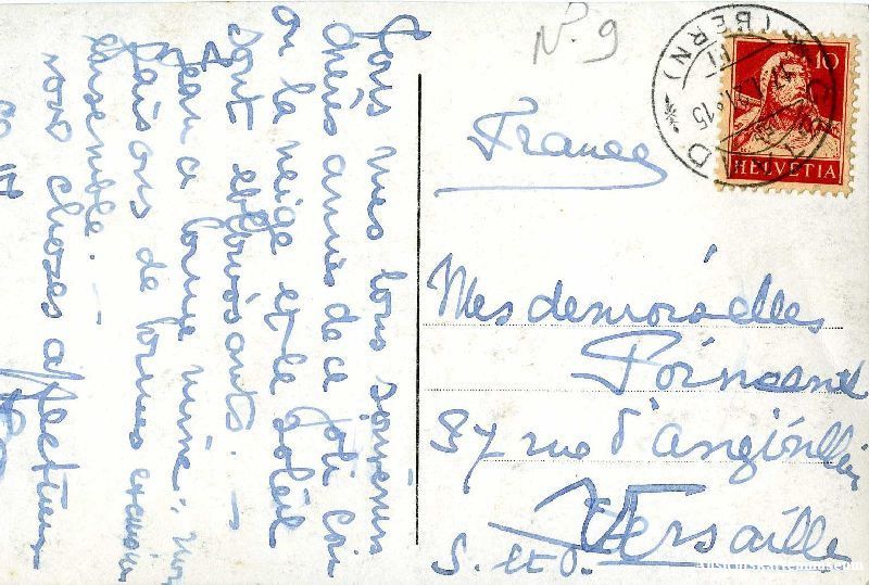 Ansichtskarten: Gstaad - Giffer Wasserngrat + 1921 – Gebraucht aus Emmenbrücke von teestube 1