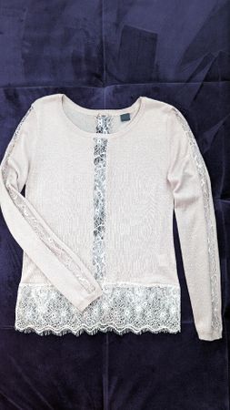 Pullover Gr. S Puderfarbe
