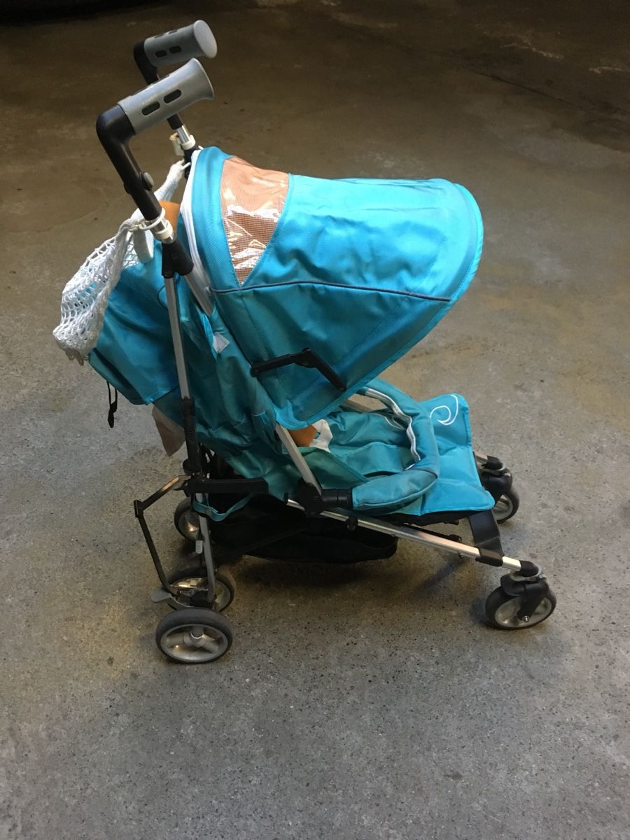 Kinderwagen: Lightweight Summer Stroller, good condition, turquoise – Gebraucht aus Emmenbrücke von vic_nx9v 1