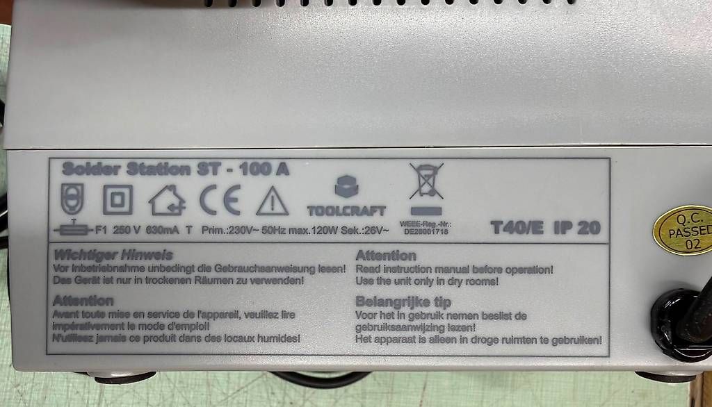 Alle Maschinen: Lötstation Toolcraft – Gebraucht aus Konolfingen von stu_57vl 2