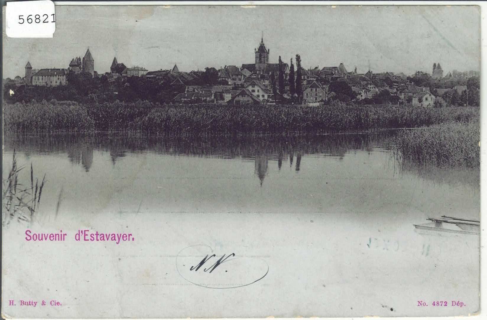 Cartoline postali: Souvenir d'Estavayer – Usato da Ettingen venduto da Kartenplanet