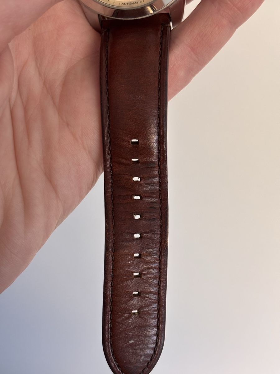 Fossil Orologi: Fossil Automatic Watch ME3099 Brown Leather - ab 1Fr – Usato da Meierskappel venduto da DayaMaya 3