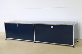 USM Lowboard in Stahlblau, neuwertig