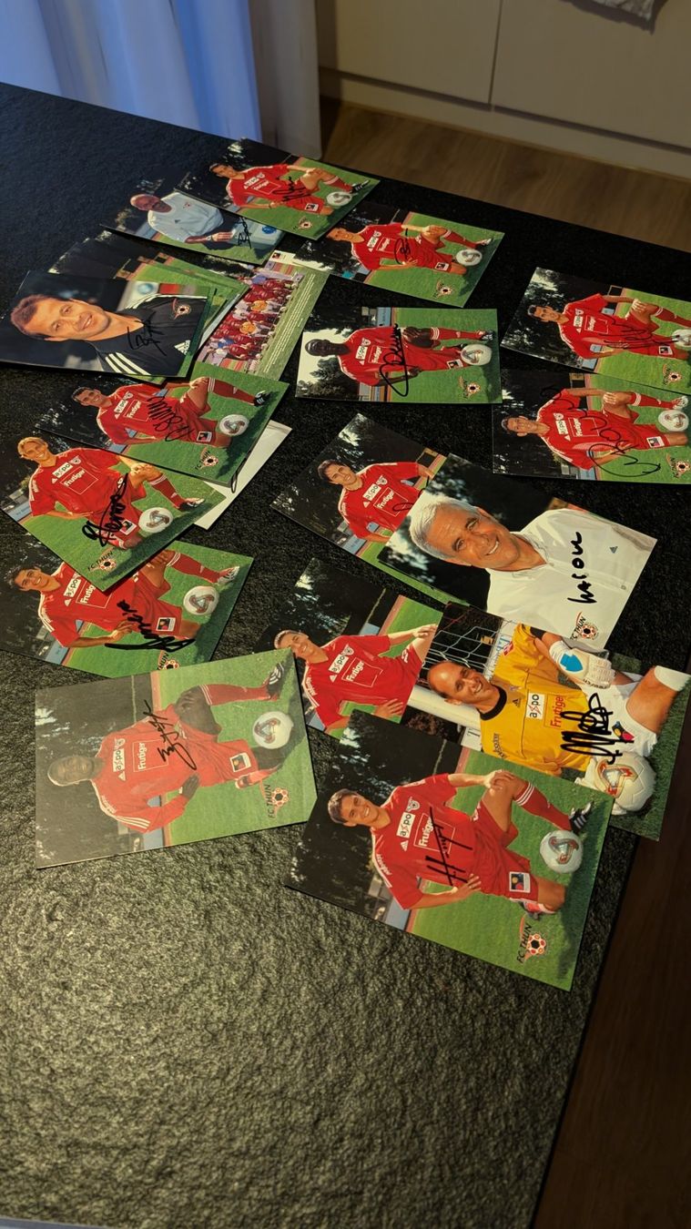 Autografi: FC Thun Autogrammkarten 29x Saison 02/03 – Usato da Rohrbach venduto da Zidane6 4