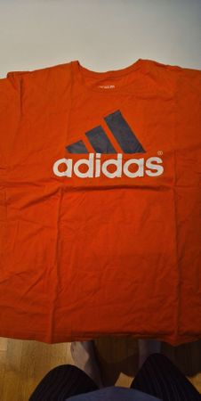 Orange Adidas T-Shirt - Grösse XXL - Top Zustand!