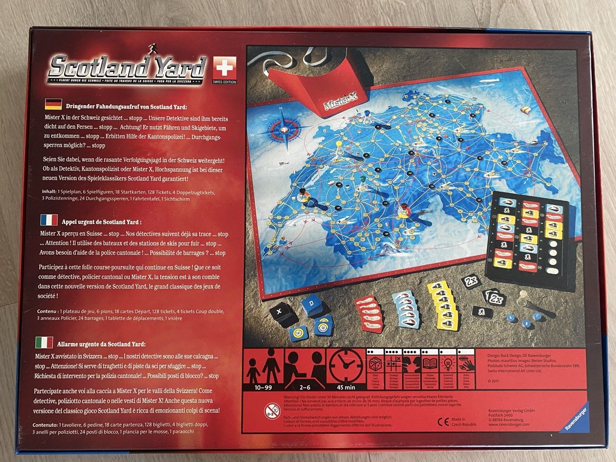 Ravensburger Giochi: Scotland yard Spiel – Nuovo (secondo la descrizione) da Berikon venduto da cel_88c6 1
