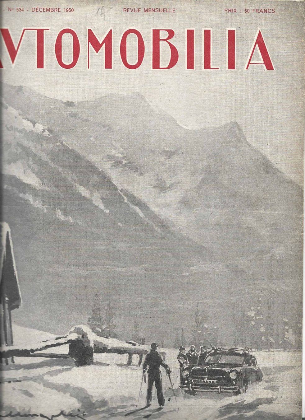 Libri: Automobilia No 534, décembre 1950 – Usato da Fontainemelon venduto da Jice12