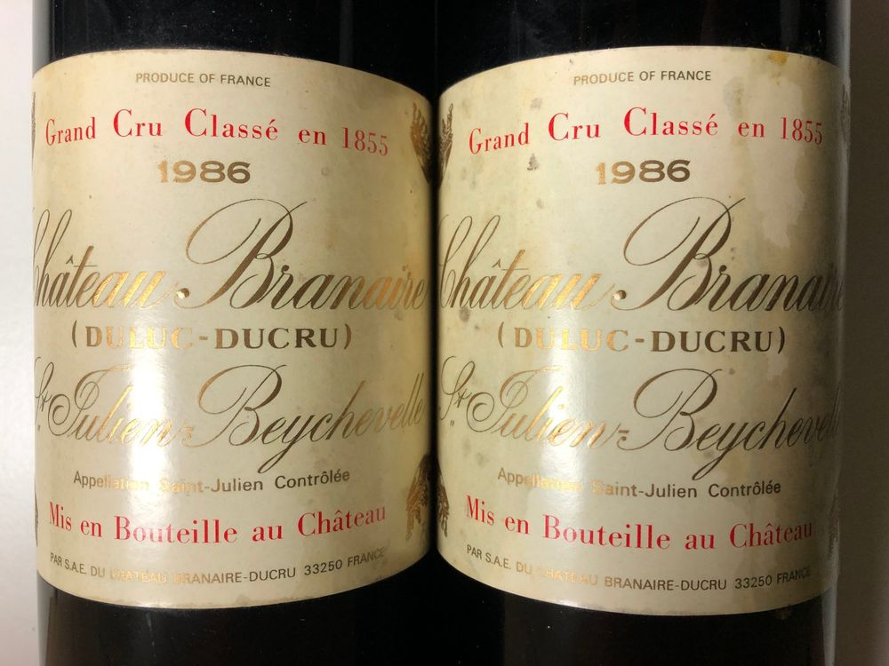 Château Branaire Duluc Ducru (St. Julien), 1986 (Neu (gemäss ...