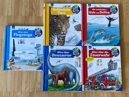 5 Ravensburger Wieso Weshalb Warum Bücher gebraucht