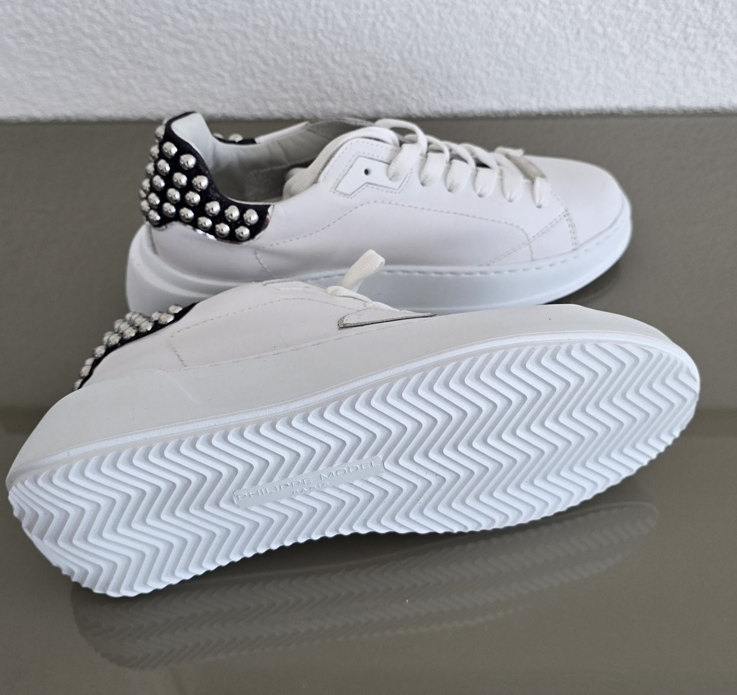 Damenschuhe: Sneaker Philippe model 37 Leder weiss – Neu und originalverpackt aus Untereggen von cla_kb2w 4